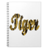 Carnet Tigre - Texte Furry (Devant)