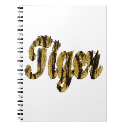 Carnet Tigre - Texte Furry (Devant)