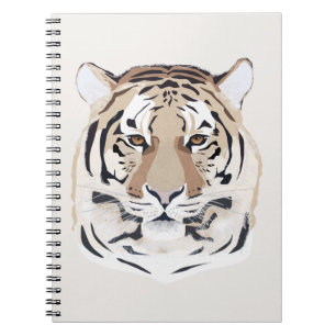 Carnet Tigre, visage de tigre, symbole 2022