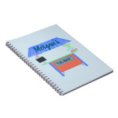 Carnet Tiki Bar en bleu (Côté Droit)