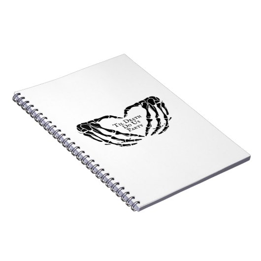 Carnet Til Death - Skeleton Heart Hands (Côté Droit)