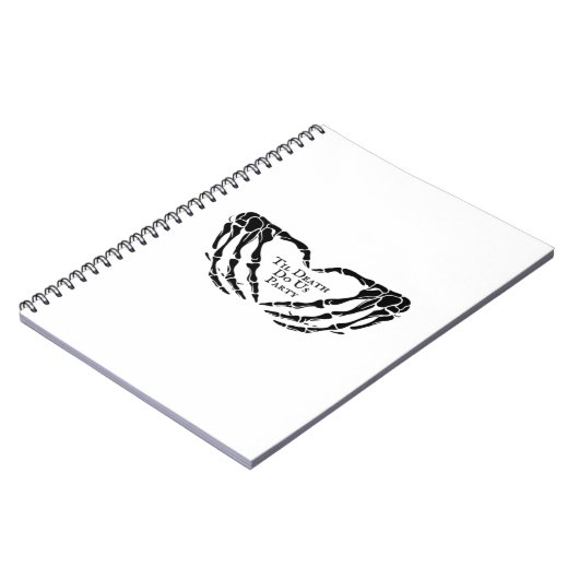 Carnet Til Death - Skeleton Heart Hands (Côté gauche)