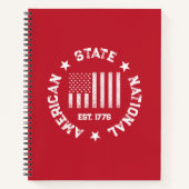 Carnet Timbre circulaire American State National East 177 (Devant)