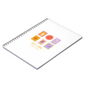 Carnet Timbre de Corgi de printemps heureux (Côté gauche)