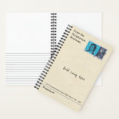 Carnet Timbre de Robert Burns de 1966 Antique Littéraire (À l'intérieur)