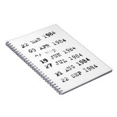Carnet Timbres de bibliothèque Date d'échéance 1984 (Côté Droit)