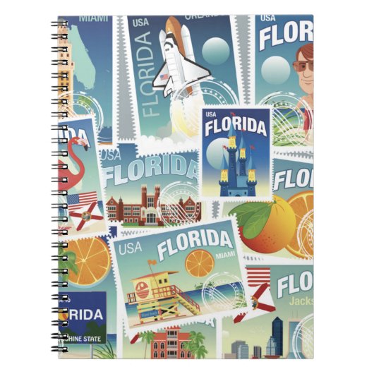 Carnet Timbres de la Floride (Devant)