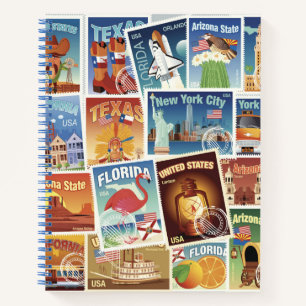 Carnet Timbres De Postage Aux États-Unis
