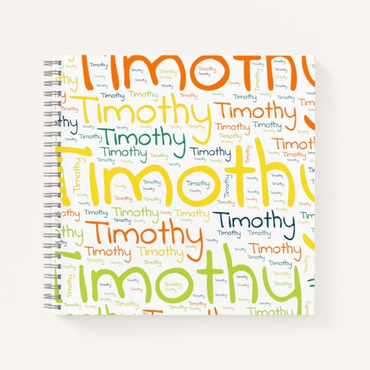 Carnet Timothée (Devant)