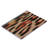 Carnet Tint rouge léopard (Côté gauche)