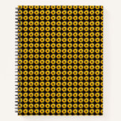 Carnet Tiny Believe Big Sunflower print (Devant)