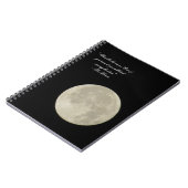 Carnet Tir pour la lune pleine lune photo poche moleskin (Côté gauche)