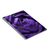 Carnet Tir pourpre de macro de fleur (Côté Droit)