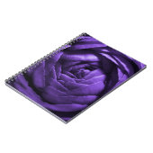 Carnet Tir pourpre de macro de fleur (Côté gauche)