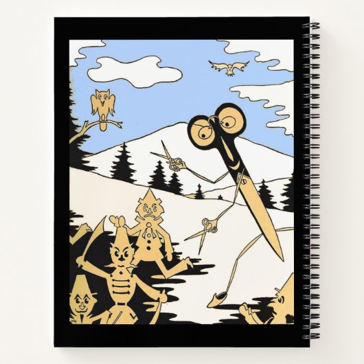 Carnet tirage de ciseaux meurtriers (Dos)