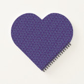 Carnet Tissage Hexagonal Royal (Dos)