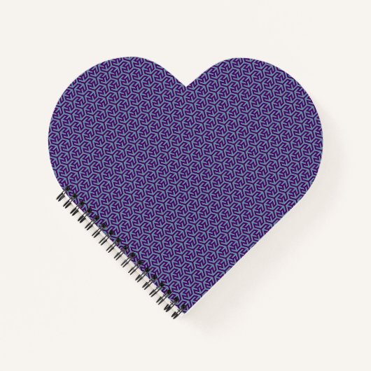 Carnet Tissage Hexagonal Royal (Devant)