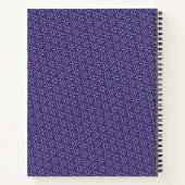 Carnet Tissage Hexagonal Royal (Dos)