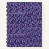 Carnet Tissage Hexagonal Royal (Devant)