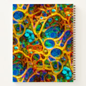 Carnet Tissu Alien, exemple (Dos)