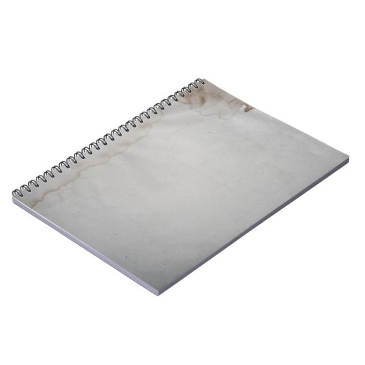 Carnet Tissu blanc avec tache (Côté gauche)