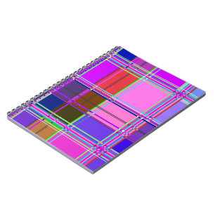 Carnet Tissu Couleurs Carrés