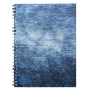 Carnet Tissu en denim usé, arrière - plan texturé.