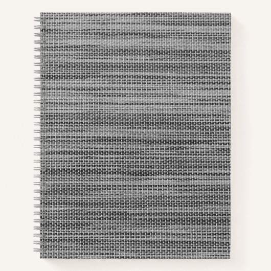 Carnet Tissu gris (Devant)