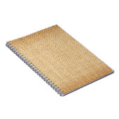 Carnet Tissu naturel, arrière - plan texturé. (Côté Droit)