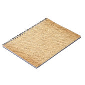 Carnet Tissu naturel, arrière - plan texturé. (Côté gauche)