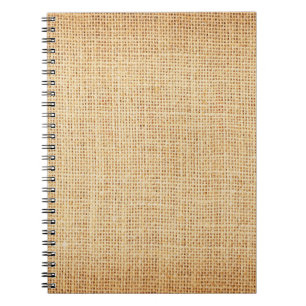 Carnet Tissu naturel, arrière - plan texturé.
