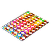 Carnet Tissu psychédélique (Côté gauche)