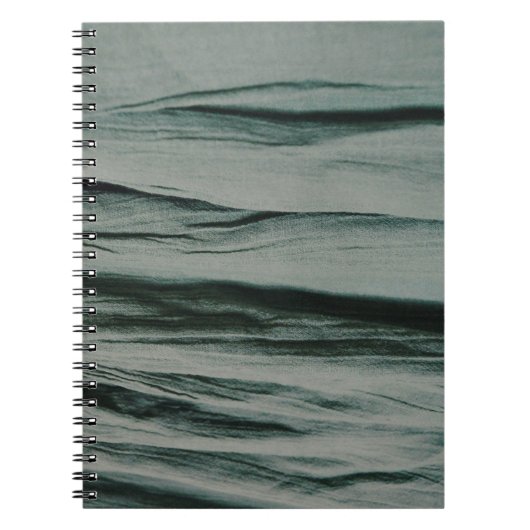 Carnet Tissu rayé blanc et noir (Devant)
