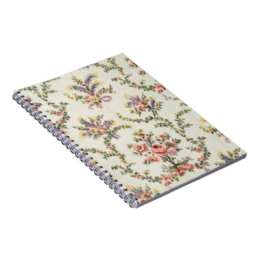 Carnet Tissu tissé pour la Reine Marie Antoinette chez le (Côté Droit)