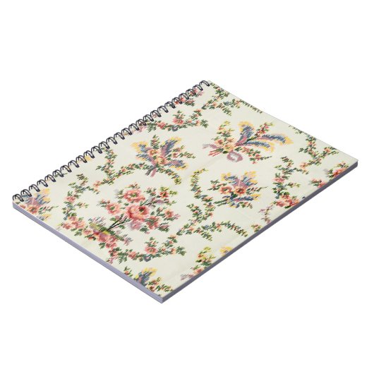 Carnet Tissu tissé pour la Reine Marie Antoinette chez le (Côté gauche)