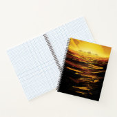 Carnet Titan la plus grande lune de la planète Saturne (Intérieur)