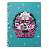 Carnet Titans Ados, allez ! | Retro Moto Graphic (Devant)