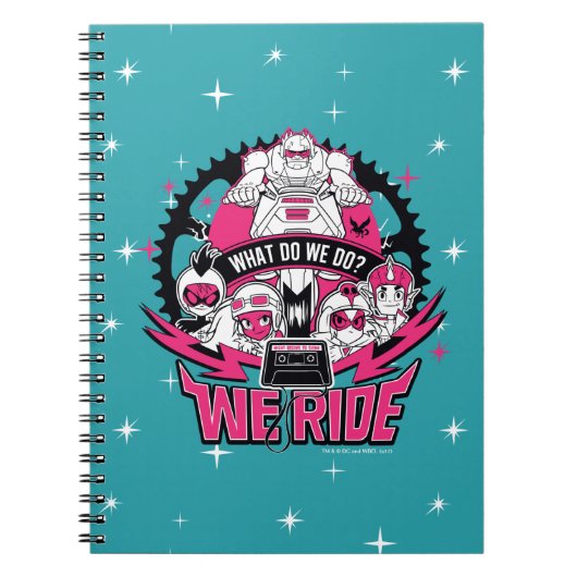 Carnet Titans Ados, allez ! | Retro Moto Graphic (Devant)