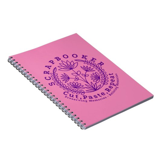 Carnet Titre : "Scrapbookers - Couper, Coller et Répéter" (Côté Droit)