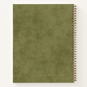 Carnet 'To Be Continued' Personalized Green Notebook* (Dos)