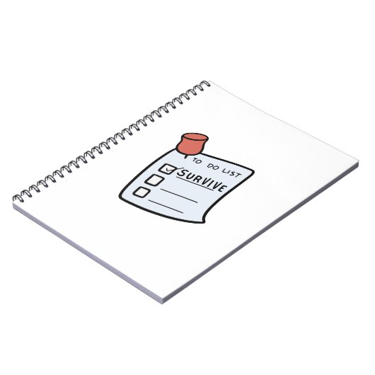 Carnet To-Do List: Survive (Côté gauche)