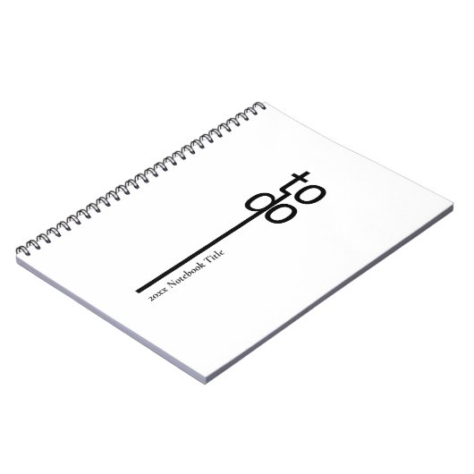 Carnet To Do Personalized Spiral Photo Notebook (Côté gauche)