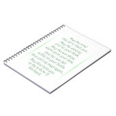 Carnet Toast irlandais (Côté gauche)