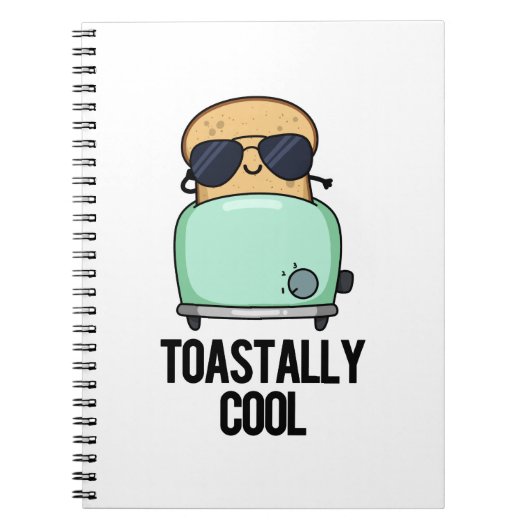Carnet Toastally Cool Blague de Toast Drôle  (Devant)
