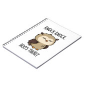 Carnet Toc Toc Qui est là Chouette Blague de Hibou Drôle  (Côté gauche)