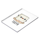 Carnet Toe-fu Funny Tofu Pun (Côté gauche)