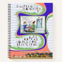 Toe’s Town Comic | Spiral Notebook