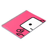 Carnet - tofu - rose (Côté gauche)