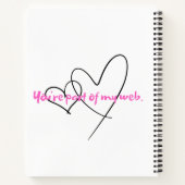 Carnet Toile au sein – L'art de la force cachée (Dos)