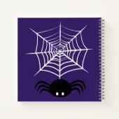 Carnet Toile d'araignée Halloween (Dos)
